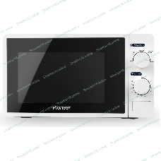 Микроволновая печь Pioneer MW205M белый, 20 л, 700 Вт, переключатели - поворотный механизм