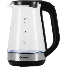 Чайник Vitek VT-1181 стекло Мощность: 2200 Вт. Объем: 1.7 л
