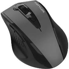 Мышь A4Tech Fstyler FG55S Plus серый оптическая 1200dpi silent беспров. USB
