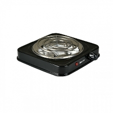 Плита настольная электрическая Blackton Bt HP102B чёрный, 1 кВт, ТЭН, конфорки - 1, нержавеющая сталь, поворотные переключатели