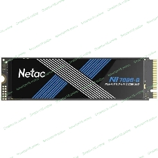Накопитель SSD Netac NV7000-Q, 2Tb, M.2 2280, PCIe 4.0 x4, NVMe, R/W 7100/6200, с радиатором