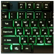 Комплект клавиатура+мышь Nakatomi KMG-2305U проводной, USB, 1600 DPI, черный
