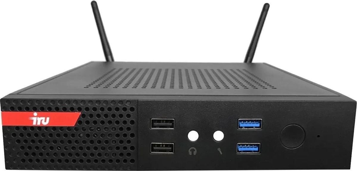 Компьютер IRU Опал 313 slim i3 10100 (3.6) 8Gb SSD256Gb UHDG 630 Free DOS GbitEth 120W черный (2057725)