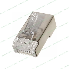 Коннектор VCOM RJ45 8P8C для FTP кабеля 5 кат. экранированные, 20 шт,