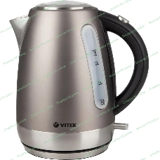 Чайник электрический Vitek VT-7025 (ST) 1850-2200 Вт/Макс объем 1.7 л/Корпус из нерж стали.Скрытый нагр элемент