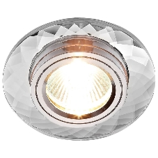 Встраиваемый точечный светильник Ambrella Light 8460 CL хром MR16 Встраиваемый точечный светильник Ambrella Light 8460 CL хром MR16