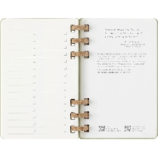 Еженедельник Moleskine ACADEMIC SPIRAL DHSPK5212AMWH3 Large 150х210 мм 200 стр. кремовые страницы спираль киви
