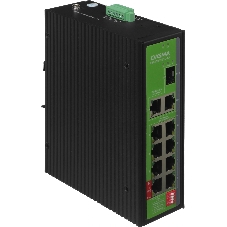 Коммутатор Digma DSP408F-2G1S-300, 8×100 Мбит/с + 2×1 Гбит/с + 1×1 Гбит/с SFP, неуправляемый