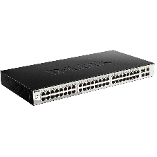 Коммутатор D-Link DGS-1210-52/ME/B1A, 48×1 Гбит/с + 4×1 Гбит/с SFP, управляемый