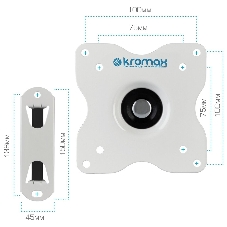 Кронштейн для телевизора Kromax DIX-15 белый 15