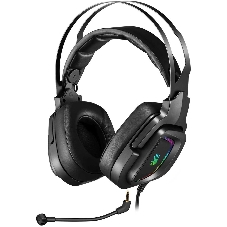 Гарнитура проводная с микрофоном A4Tech Bloody G570 черный/серый 2м мониторные USB оголовье (G570 USB/BLACK + GREY)