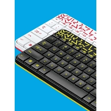Комплект клавиатура+мышь Logitech MK240 Nano беспроводной, USB, 1000 DPI, чёрный