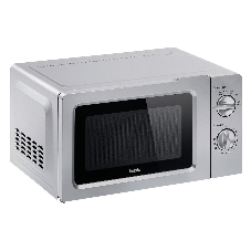 Микроволновая печь BBK 17MWS-784M/B серебристый, 17 л, 700 Вт, переключатели - поворотный механизм