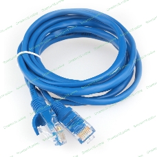 Патч-корд CCA light UTP Гарнизон PC-UTP-5e-2-B cat.5e, 2м, литой, многожильный синий