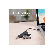 USB-концентратор Vention CHLBB, USB 3.0, USB 4 порта, USB