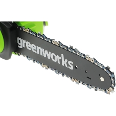 Цепная пила аккумуляторная GreenWorks G24CS25K4, 24V, 25 см, c АКБ 4А·ч и ЗУ (2007707UB)