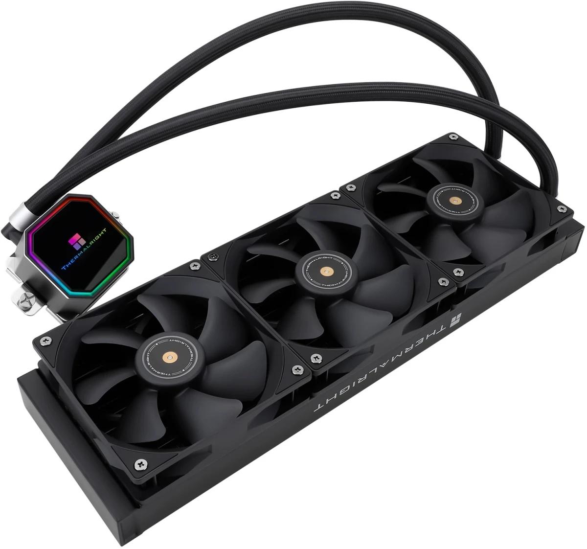 Система водяного охлаждения Thermalright Frozen Prism 360 Soc-AM5/AM4/1151/1200/2066/1700 черный 4-pin 27dB Al Ret (F-PRISM-360-BL)