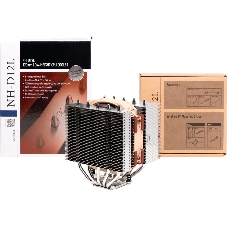 Кулер для процессора Noctua NH-D12L, 120 мм, алюминий/медь, 2000 об/мин, 22.6 дБ, 4-pin PWM, 148 Вт, высота 145 мм, без подсветки