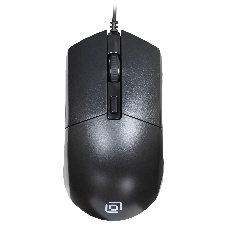 Мышь проводная Oklick 207M черный, 2400 dpi, USB, кнопки - 4