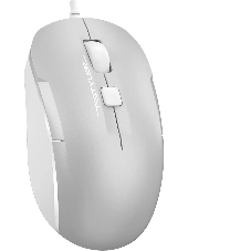 Мышь проводная A4Tech Fstyler FM26 серебристый/белый, 1600 dpi, USB, кнопки - 4