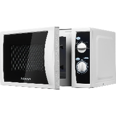 Микроволновая печь HOME HMM208AW белый, 20 л, 800 Вт, переключатели - поворотный механизм