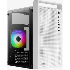 Корпус mATX AeroCool CS-109-G-WT-v1 4711099472383 белый, без БП, USB 3.0, 2*USB 2.0, HD Audio
