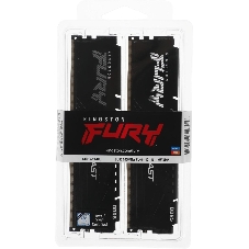 Оперативная память Kingston Fury Beast, DDR5, 64GB (2x32GB), 5600MHz, CL40, DIMM, радиатор, черный