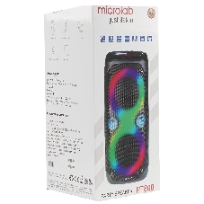 Колонка портативная Microlab PT800 черный/черный 135W 1.0 BT 10м 4500mAh (без.бат)