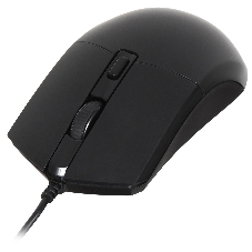 Мышь проводная Oklick 207M черный, 2400 dpi, USB, кнопки - 4