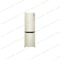Холодильник LG GA-B419SEJL бежевый двухкамерный 223/79л морозилка снизу, No Frost