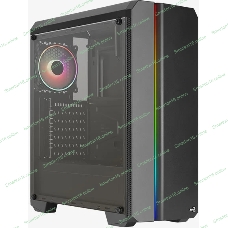 Компьютерный корпус MidiTower Aerocool/Formula GENESIS-G-BK-v2 (ATX, USB3x2, USB2x2, ARGB fan x1, без БП) (4711099473892)