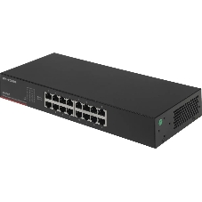 Коммутатор IP-COM G1016D, 16×1 Гбит/с, неуправляемый