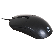 Мышь проводная Oklick 207M черный, 2400 dpi, USB, кнопки - 4