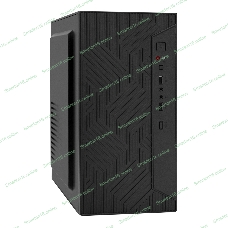 Компьютерный корпус Minitower ExeGate BAA-303-UNS450 (mATX, БП UNS450 с вент. 12см, 2*USB, HD Audio, черный)