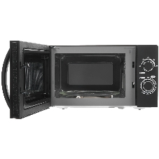 Микроволновая печь Hyundai HYM-M2063 черный, 20 л, 700 Вт, переключатели - поворотный механизм