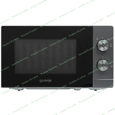 Микроволновая печь Gorenje MO20E1T4 серый/черный, 20 л, 700 Вт, переключатели - поворотный механизм