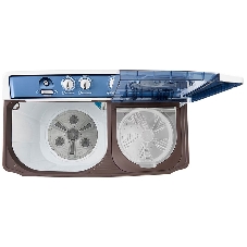 Стиральная машина LG P1961RWPT белый/синий, загрузка вертикальная 16 кг