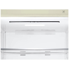 Холодильник LG GC-B569PECM бежевый глянц. двухкамерный инвертер 329/122л морозилка снизу, No Frost