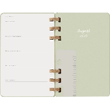 Еженедельник Moleskine ACADEMIC SPIRAL DHSPK5212AMWH3 Large 150х210 мм 200 стр. кремовые страницы спираль киви