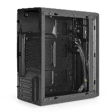 Корпус ExeGate BAA-503U2-UNS450, Mini-Tower, чёрный, 1 x 80/90 мм, БП 450 Вт