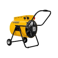Тепловая пушка Denzel SFH-15000, 400 В, желтый, 120/9000/15000 Вт, 150 м2, термостат