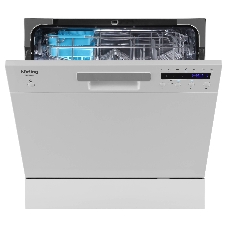 Посудомоечная машина Korting KDFM 25358 W, белый, 55 см, 8 компл., сушка конденсационная, 49 дБ, класс A+