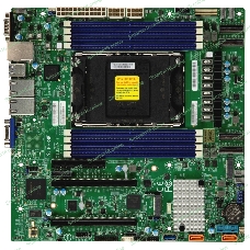 Материнская плата Supermicro X13SEM-F-B, 1xLGA-4677, OEM Intel Xeon SP gen 4, Intel C741, 8x DDR5 4800/4400/4000 MHz. 2x1Gbe Base-T i350+1xMgmt LAN, 10xSATA3, 2xSATA-DOM, 5xUSB 3.2, 2xPCI-Ex16+1xPCI-E x8+4xMCIO x8, 2xM.2, mATX
