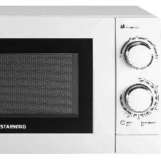 Микроволновая печь Starwind SMW3820 белый, 20 л, 700 Вт, переключатели - поворотный механизм