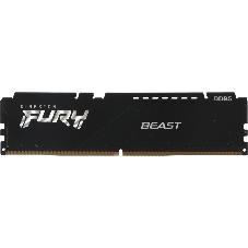 Оперативная память Kingston Fury Beast, DDR5, 64GB (2x32GB), 5600MHz, CL40, DIMM, радиатор, черный