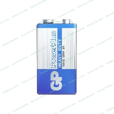 Солевая батарейка GP PowerPlus 9V Крона - 1 шт. в пленке