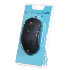Мышь проводная Oklick 207M черный, 2400 dpi, USB, кнопки - 4