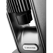 Вентилятор Brayer BR4982 серый, напольный, 50 Вт, 3 скорости