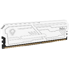 Оперативная память Netac Shadow III, DDR4, 8GB (1x8GB), 3200 MHz, CL16, с радиатором, белый
