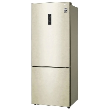 Холодильник LG GC-B569PECM бежевый глянц. двухкамерный инвертер 329/122л морозилка снизу, No Frost
